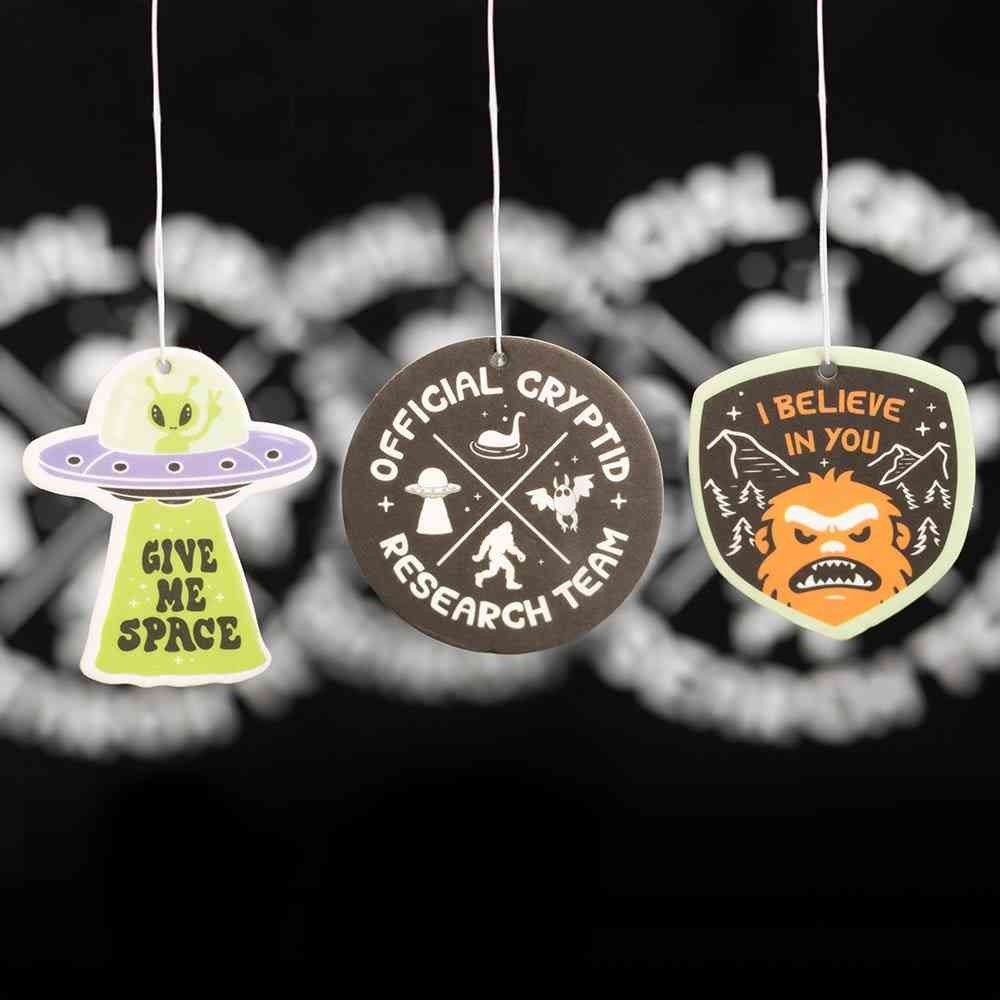 Something Different - Set of 6 Camp Cryptid Scented Air freshener - Multicolours
